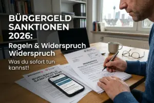 Bürgergeld Sanktionen 2026: Welche Regeln gelten, wie du Widerspruch einlegst und was du sofort tun kannst